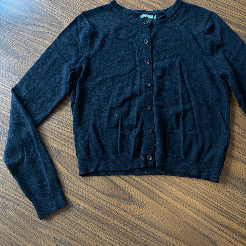 Wild Fable Black Cardigan Sweater with Long Sleeves